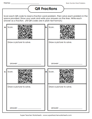 Printable QR Code Worksheets