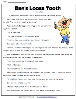 3rd Grade Reading Comprehension Printables