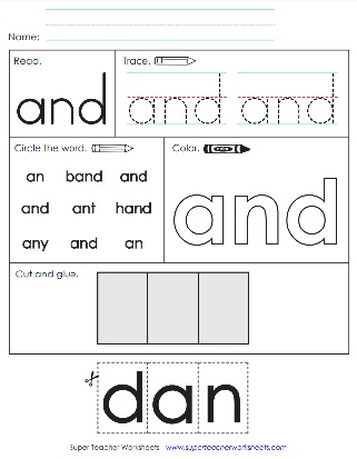 STW Sight Word Worksheets