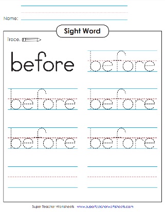 Handwriting Sight Words