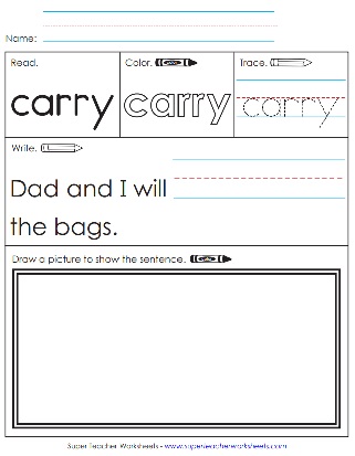 Sight Word: Carry
