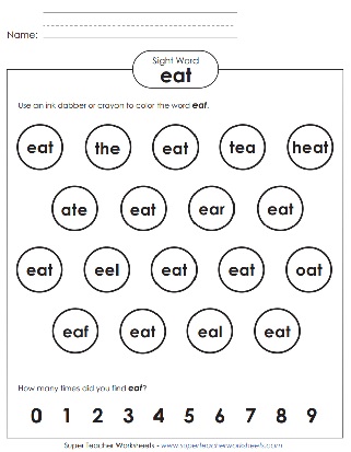 Snap Words - Eat