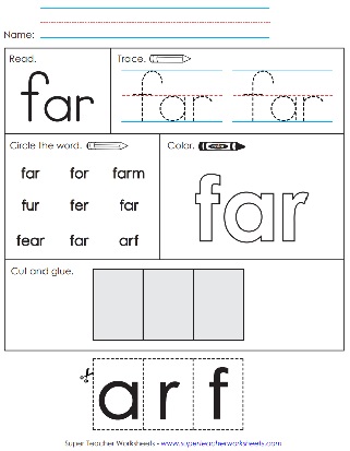 Far: Snap Word Activity