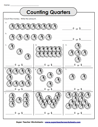 Counting By 25s Chart