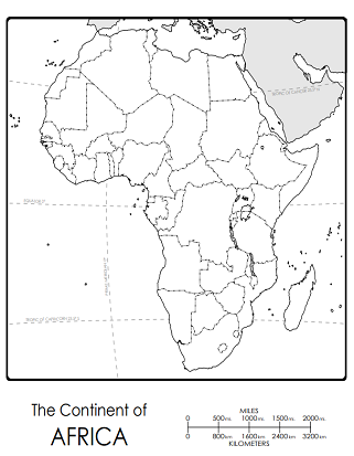 africa map blank pdf