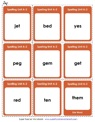 Printable Spelling Worksheets and Activities