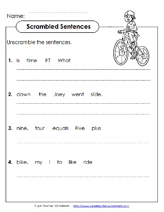 Spelling Worksheet - Long I - 1st Grade