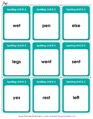 2nd Grade Spelling Flash Cards 2nd Grade Spelling Flash Cards