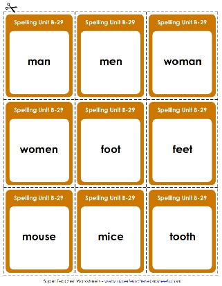Spelling Flashcards - Second Grade Spelling Flashcards - Second Grade