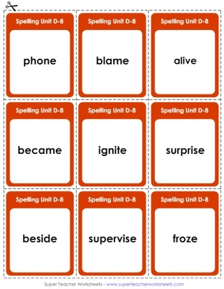 Grade 4 Spelling Flashcards Grade 4 Spelling Flashcards