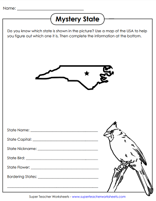 north carolina printables