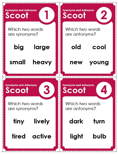 Synonyms and Antonyms Game