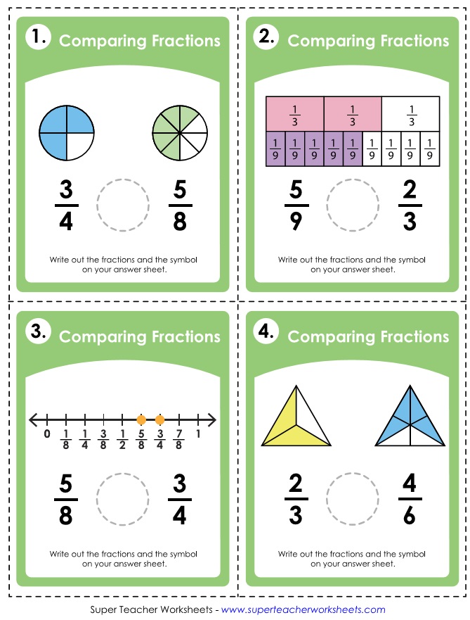 Printable Task Cards