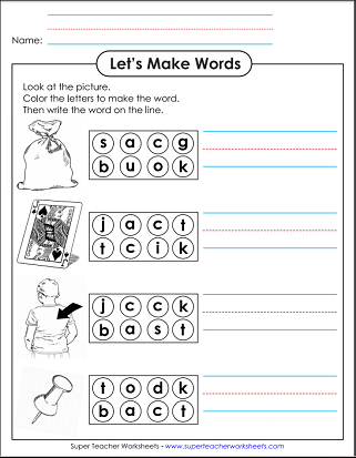 -ack Word Family Writing -ack Word Family Writing