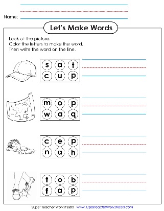 -ap Word Family Worksheet