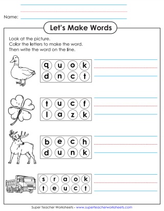 Word Families - Let's Make Words