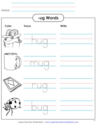 Phonics Trace and Print